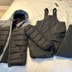 Boys winter jacket and snow suit pants